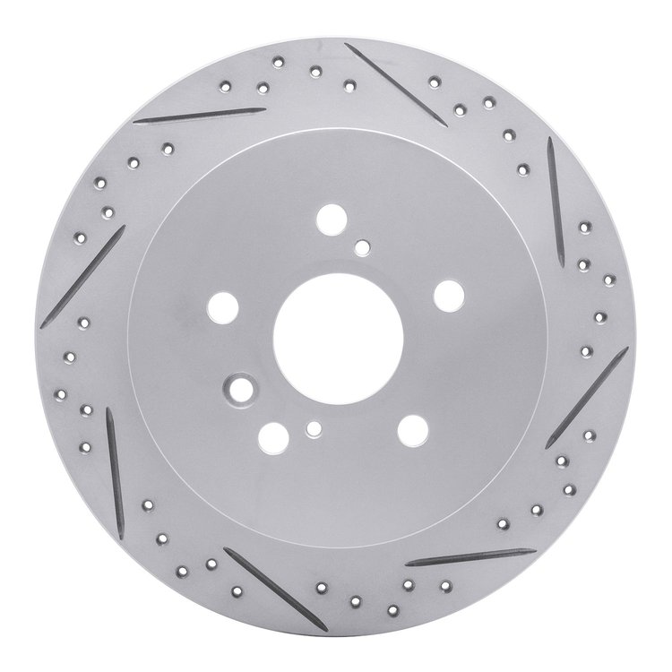 830-76139R Geoperformance Drilled/Slotted Brake Rotor, 2008-2013 Lexus/Toyota/Scion, Position: Rear Right
