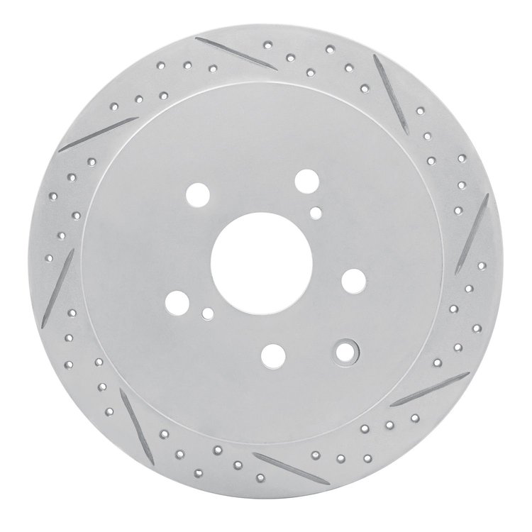 830-76141R Geoperformance Drilled/Slotted Brake Rotor, 2010-2020 Lexus/Toyota/Scion, Position: Rear Right