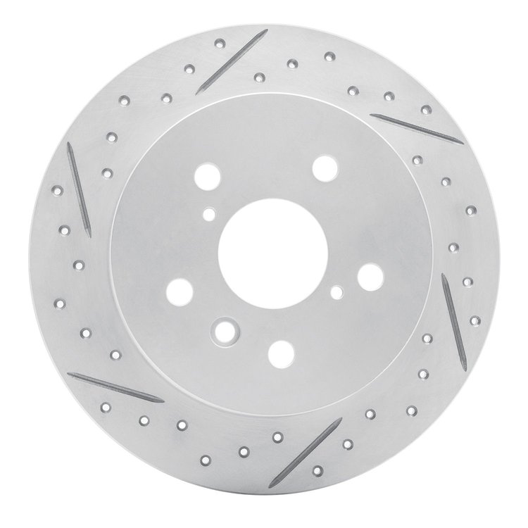 830-76152L Geoperformance Drilled/Slotted Brake Rotor, Fits Select Lexus/Toyota/Scion, Position: Rear Left