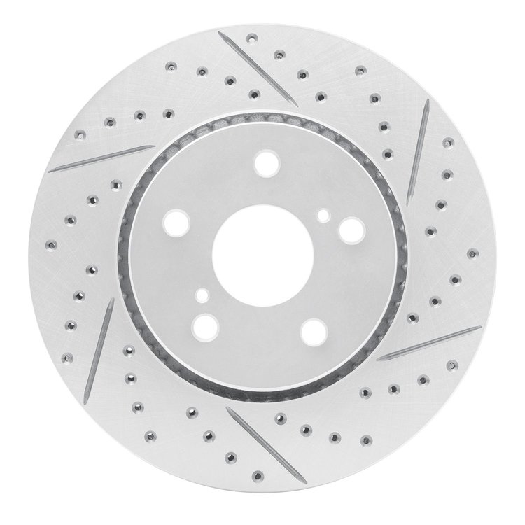 830-76153R Geoperformance Drilled/Slotted Brake Rotor, Fits Select Lexus/Toyota/Scion, Position: Front Right