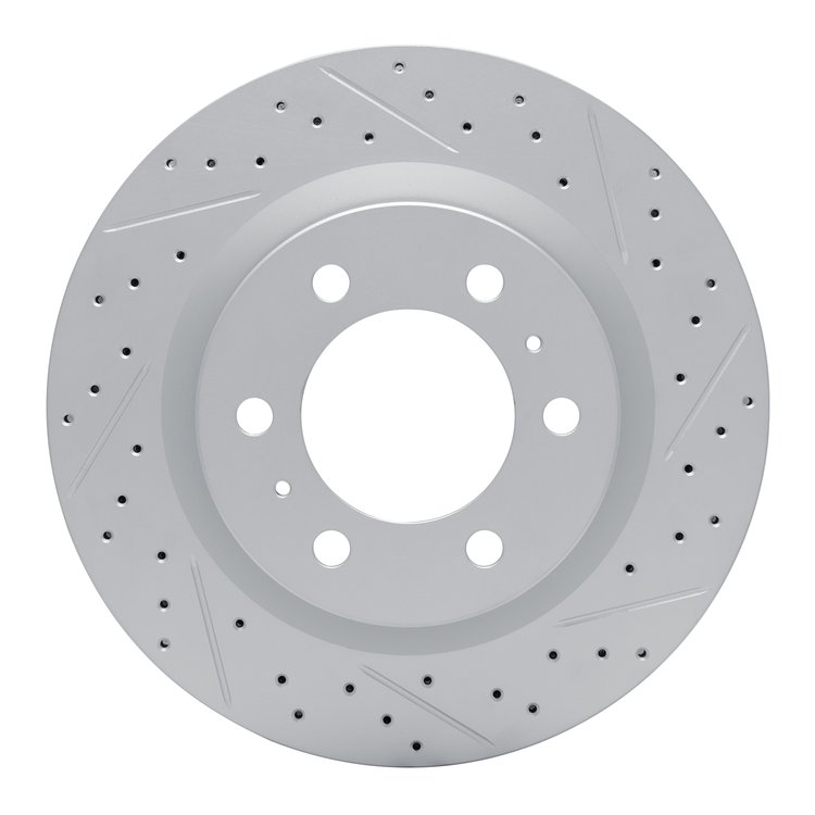 830-76162R Geoperformance Drilled/Slotted Brake Rotor, Fits Select Lexus/Toyota/Scion, Position: Front Right