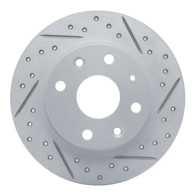 830-80023R Geoperformance Drilled/Slotted Brake Rotor, 1990-1993 Ford/Lincoln/Mercury/Mazda, Position: Rear Right