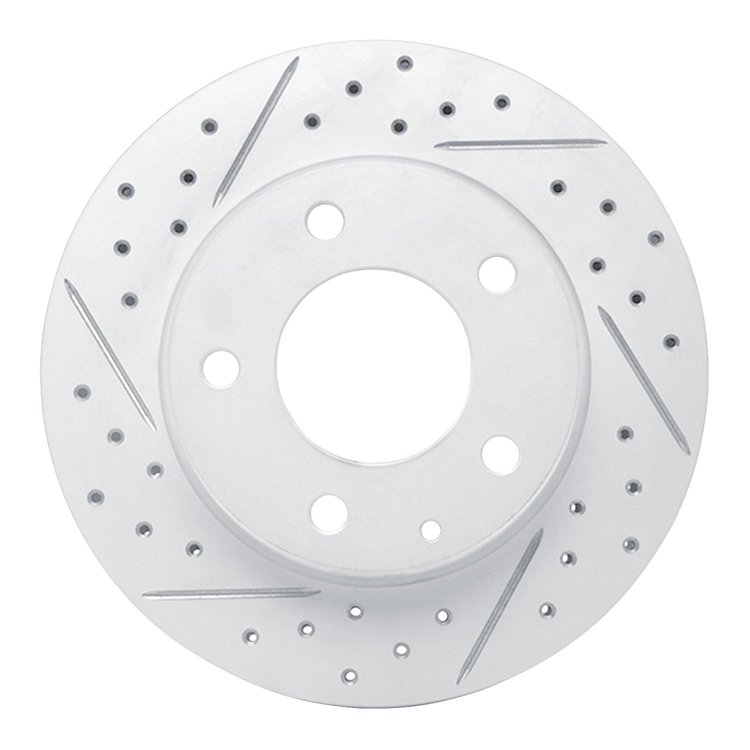 830-80028L Geoperformance Drilled/Slotted Brake Rotor, 1993-2003 Ford/Lincoln/Mercury/Mazda, Position: Front Left
