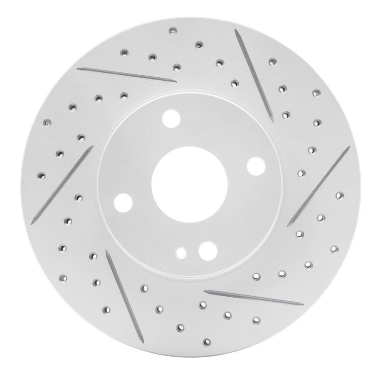 830-80030R Geoperformance Drilled/Slotted Brake Rotor, 1994-2002 Ford/Lincoln/Mercury/Mazda, Position: Front Right