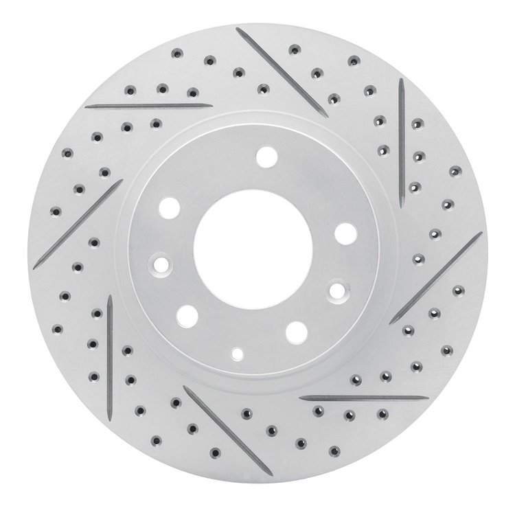 830-80031R Geoperformance Drilled/Slotted Brake Rotor, 1993-1995 Ford/Lincoln/Mercury/Mazda, Position: Front Right