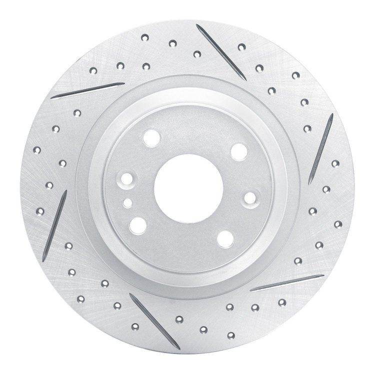 830-80037R Geoperformance Drilled/Slotted Brake Rotor, 2001-2005 Ford/Lincoln/Mercury/Mazda, Position: Rear Right