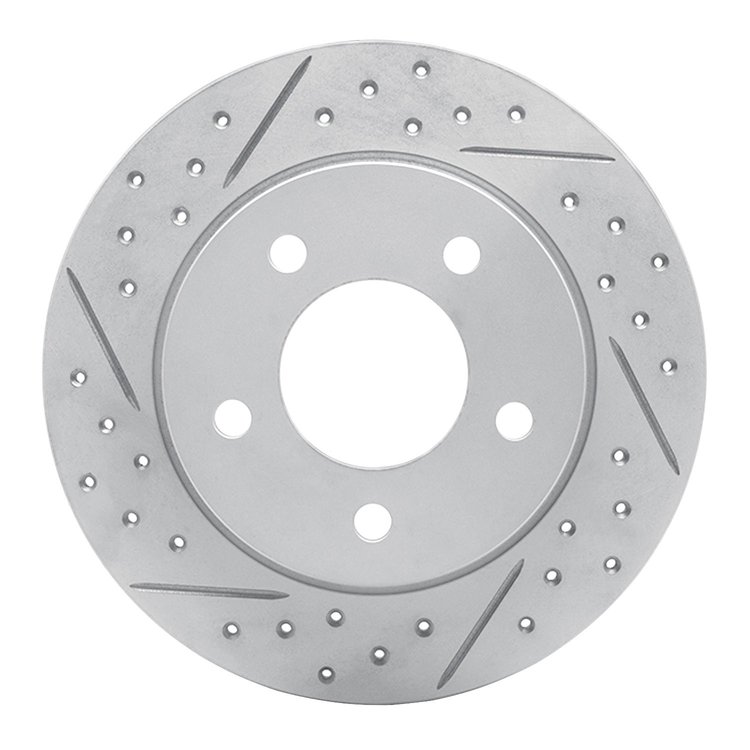 830-80039L Geoperformance Drilled/Slotted Brake Rotor, 2004-2013 Ford/Lincoln/Mercury/Mazda, Position: Rear Left