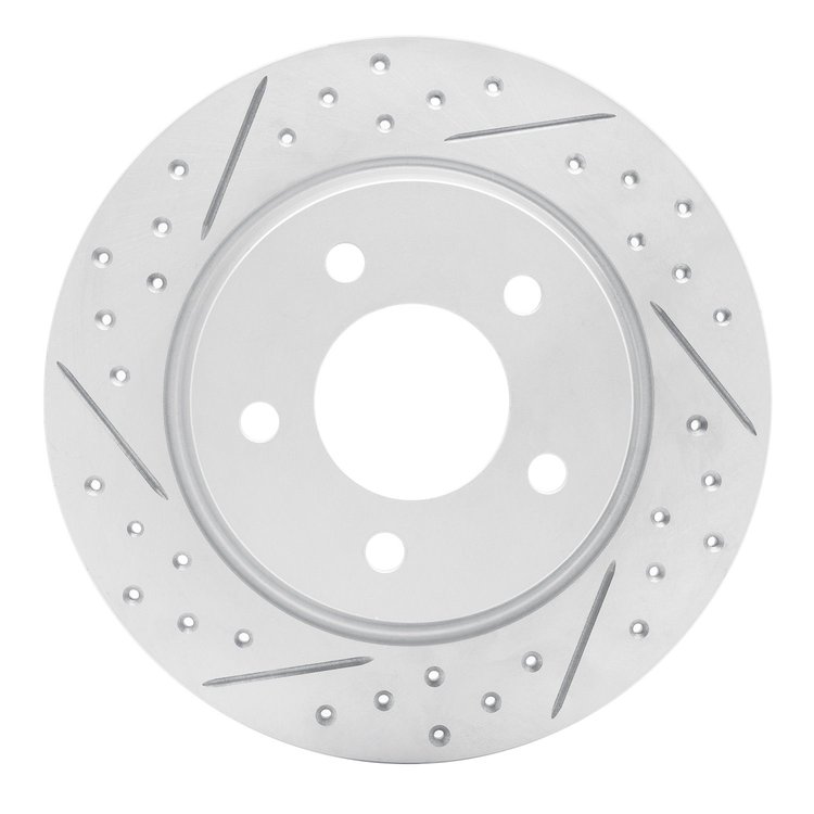 830-80040L Geoperformance Drilled/Slotted Brake Rotor, 2004-2013 Ford/Lincoln/Mercury/Mazda, Position: Rear Left
