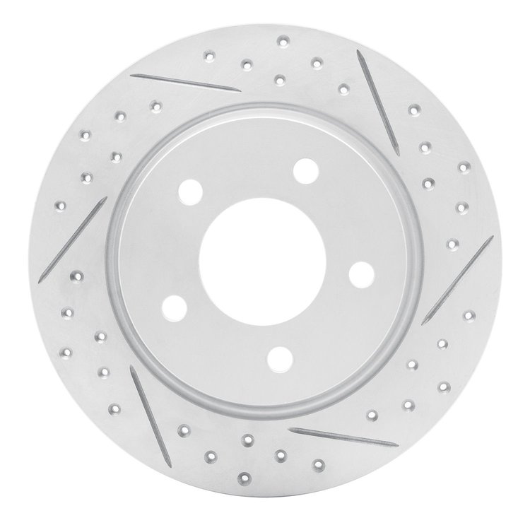 830-80040R Geoperformance Drilled/Slotted Brake Rotor, 2004-2013 Ford/Lincoln/Mercury/Mazda, Position: Rear Right