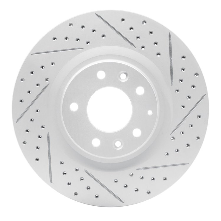 830-80043R Geoperformance Drilled/Slotted Brake Rotor, 2004-2011 Ford/Lincoln/Mercury/Mazda, Position: Front Right