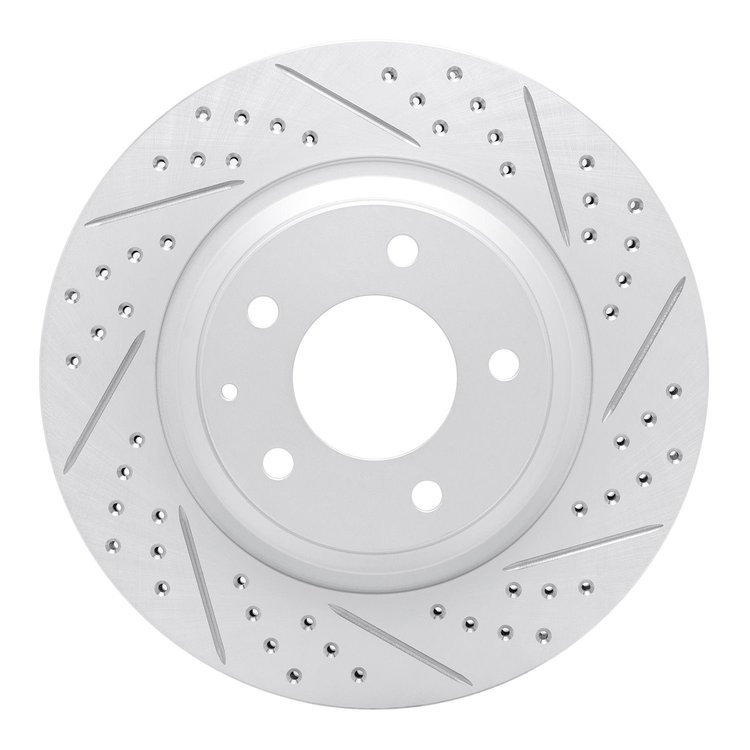830-80044R Geoperformance Drilled/Slotted Brake Rotor, 2004-2011 Ford/Lincoln/Mercury/Mazda, Position: Rear Right
