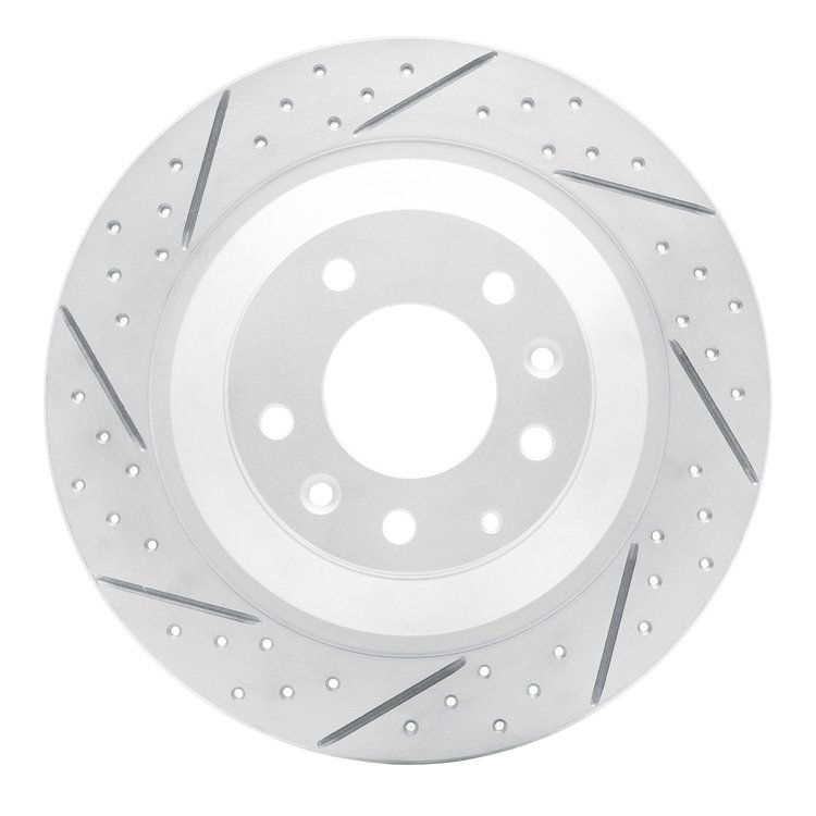 830-80046L Geoperformance Drilled/Slotted Brake Rotor, 2006-2007 Ford/Lincoln/Mercury/Mazda, Position: Rear Left