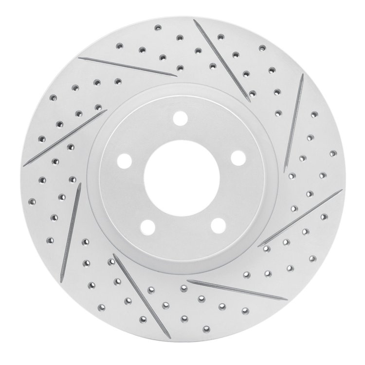830-80048R Geoperformance Drilled/Slotted Brake Rotor, 2007-2013 Ford/Lincoln/Mercury/Mazda, Position: Front Right