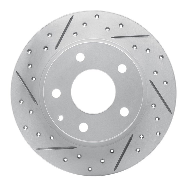 830-80049L Geoperformance Drilled/Slotted Brake Rotor, 2014-2016 Ford/Lincoln/Mercury/Mazda, Position: Rear Left