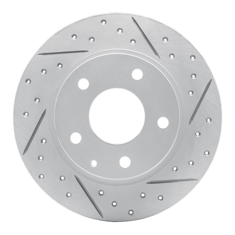 830-80049R Geoperformance Drilled/Slotted Brake Rotor, 2014-2016 Ford/Lincoln/Mercury/Mazda, Position: Rear Right