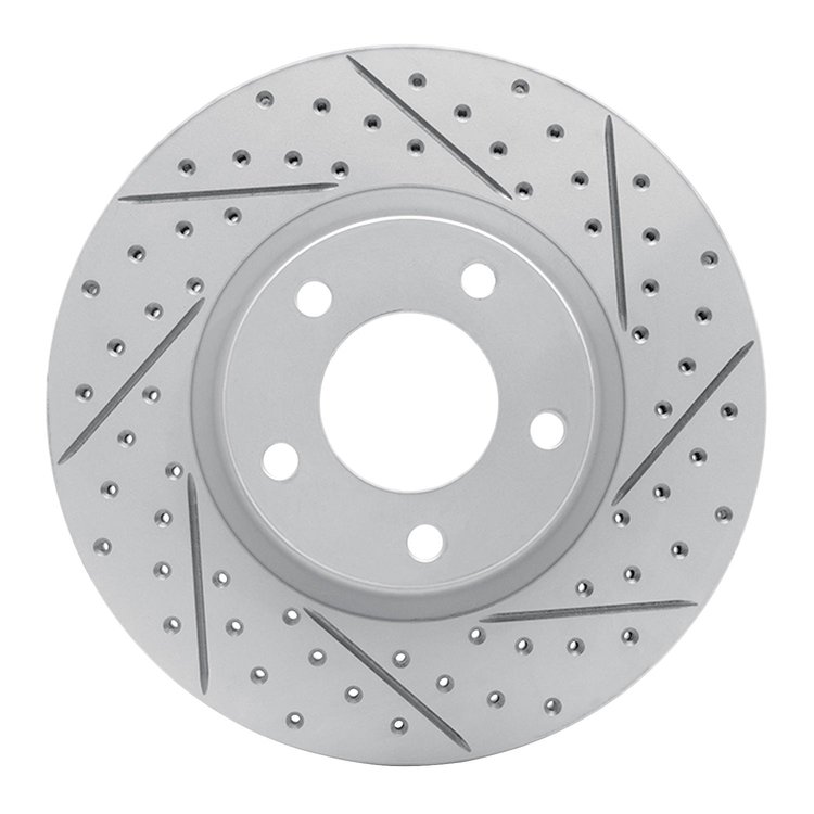 830-80065R Geoperformance Drilled/Slotted Brake Rotor, 2004-2015 Ford/Lincoln/Mercury/Mazda, Position: Front Right