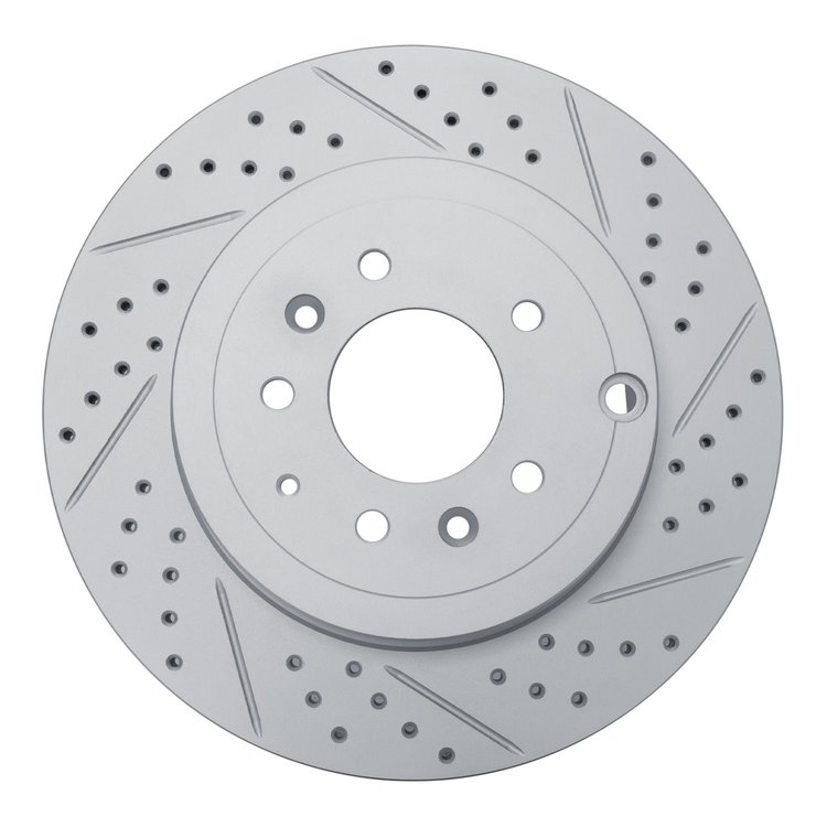 830-80068R Geoperformance Drilled/Slotted Brake Rotor, 2007-2015 Ford/Lincoln/Mercury/Mazda, Position: Rear Right