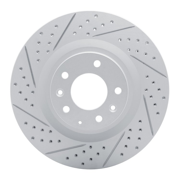 830-80069L Geoperformance Drilled/Slotted Brake Rotor, 2007-2015 Ford/Lincoln/Mercury/Mazda, Position: Front Left