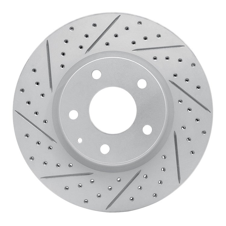830-80071L Geoperformance Drilled/Slotted Brake Rotor, 2013-2015 Ford/Lincoln/Mercury/Mazda, Position: Front Left