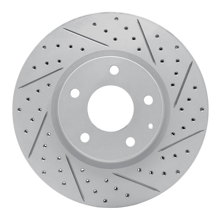 830-80071R Geoperformance Drilled/Slotted Brake Rotor, 2013-2015 Ford/Lincoln/Mercury/Mazda, Position: Front Right