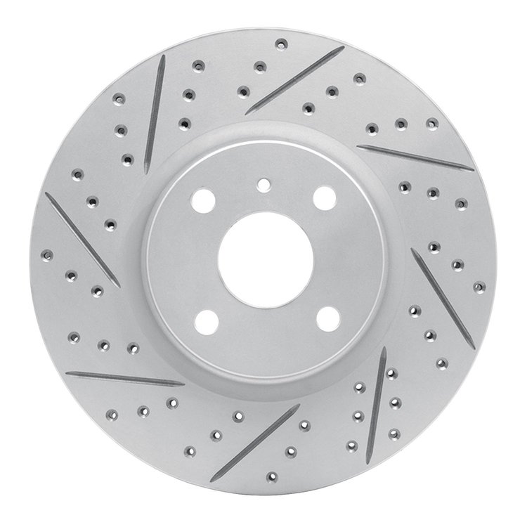 830-80073L Geoperformance Drilled/Slotted Brake Rotor, Fits Select Multiple Makes/Models, Position: Front Left
