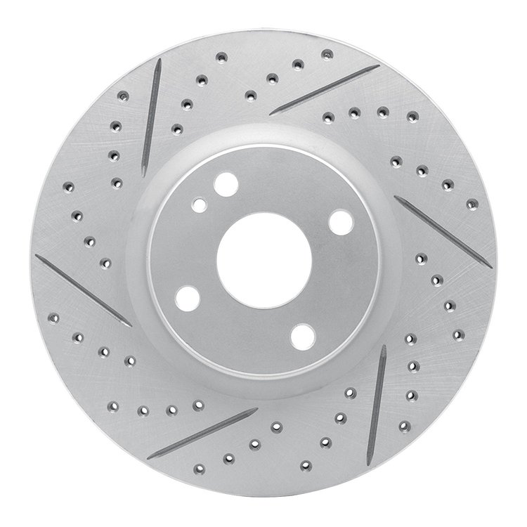 830-80074L Geoperformance Drilled/Slotted Brake Rotor, Fits Select Multiple Makes/Models, Position: Front Left