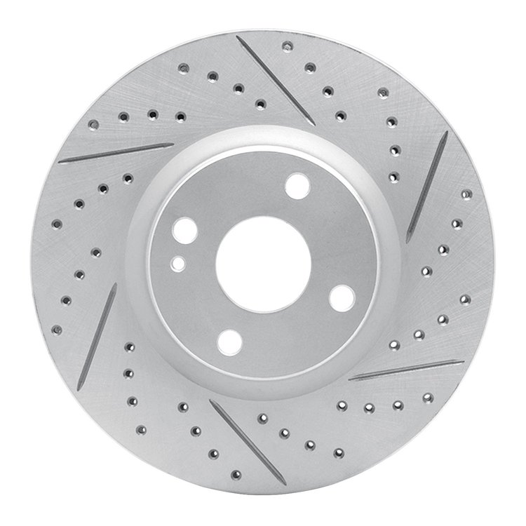 830-80074R Geoperformance Drilled/Slotted Brake Rotor, Fits Select Multiple Makes/Models, Position: Front Right