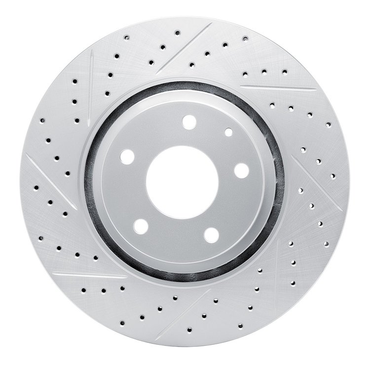 830-80078L Geoperformance Drilled/Slotted Brake Rotor, Fits Select Ford/Lincoln/Mercury/Mazda, Position: Front Left