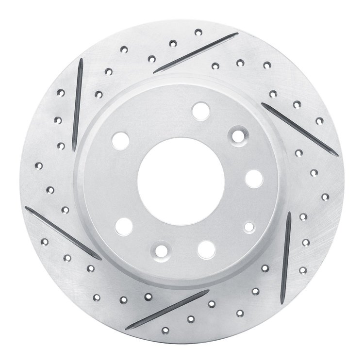 830-80079L Geoperformance Drilled/Slotted Brake Rotor, Fits Select Ford/Lincoln/Mercury/Mazda, Position: Rear Left