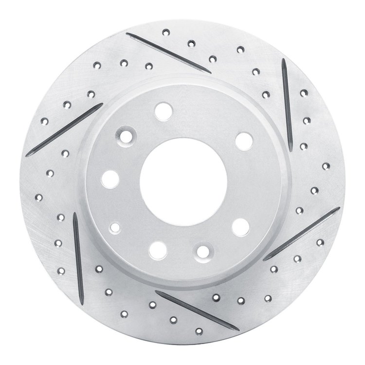 830-80079R Geoperformance Drilled/Slotted Brake Rotor, Fits Select Ford/Lincoln/Mercury/Mazda, Position: Rear Right