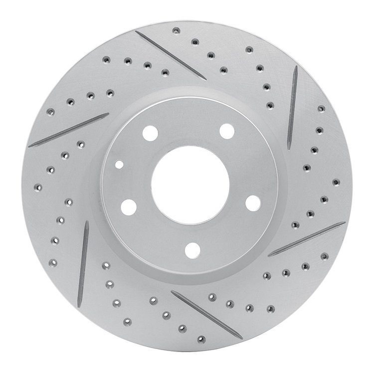 830-80080R Geoperformance Drilled/Slotted Brake Rotor, 2016-2019 Ford/Lincoln/Mercury/Mazda, Position: Front Right