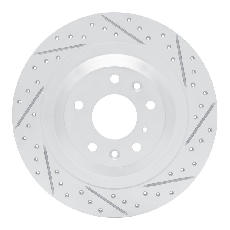 830-80085R Geoperformance Drilled/Slotted Brake Rotor, Fits Select Ford/Lincoln/Mercury/Mazda, Position: Rear Right