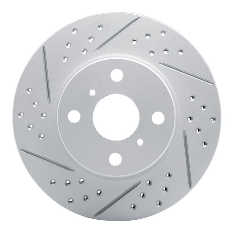 830-91001L Geoperformance Drilled/Slotted Brake Rotor, 2012-2015 Lexus/Toyota/Scion, Position: Front Left