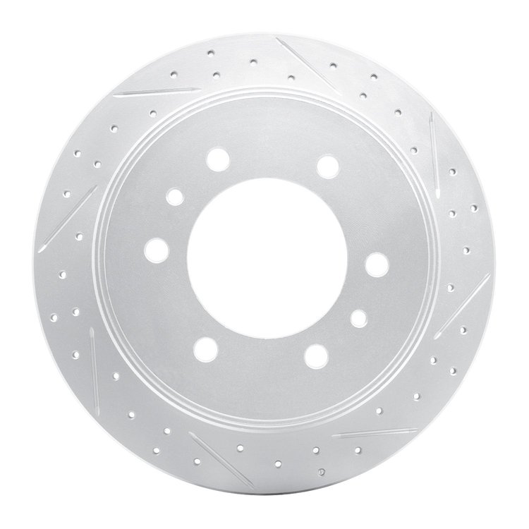 830-93001R Geoperformance Drilled/Slotted Brake Rotor, 2006-2010 GM, Position: Rear Right