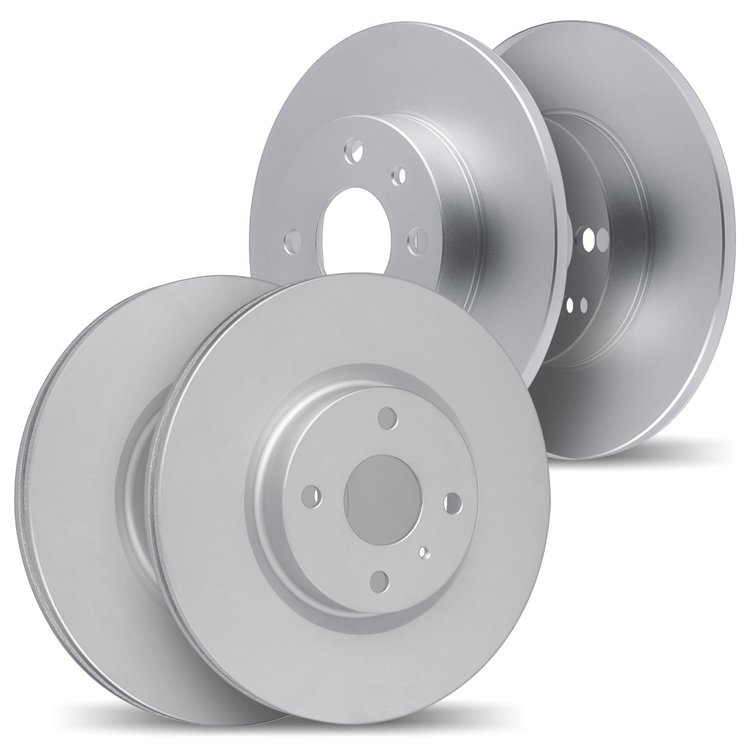 9004-80025 GEOMET Brake Rotors, Fits Select Multiple Makes/Models, Position: Front and Rear