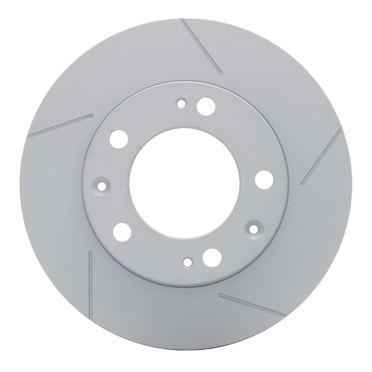 910-02005D GEOMET Slotted Hi-Carbon Alloy Brake Rotor [Coated], 1982-1985 Porsche, Position: Right Front