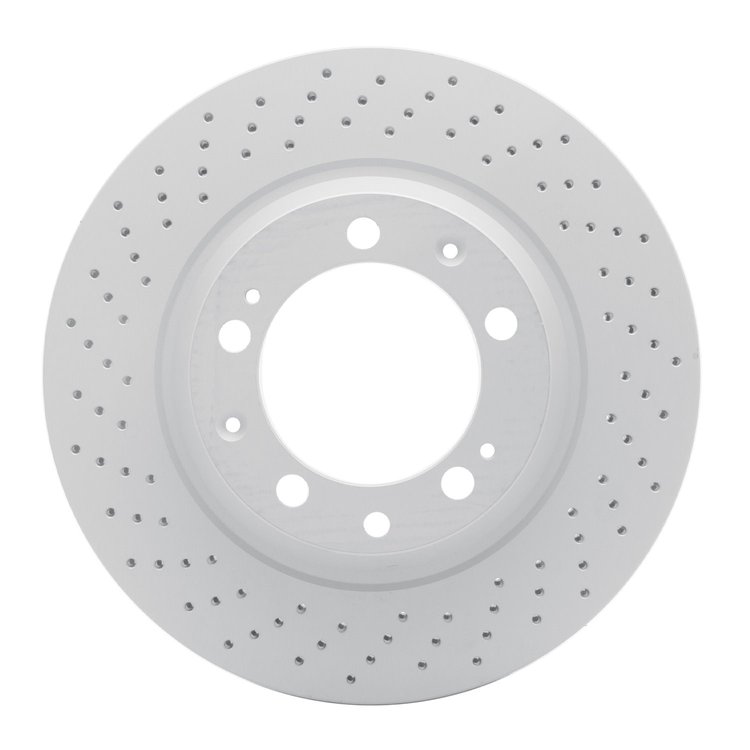 920-02114D GEOMET Drilled Hi-Carbon Alloy Brake Rotor [Coated], 1998-1998 Porsche, Position: Rear Left