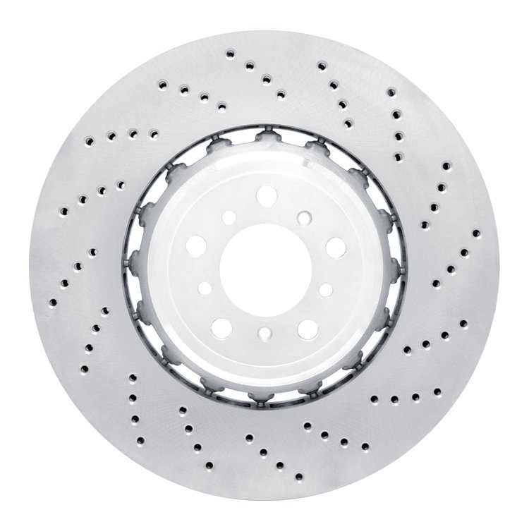 920-31115DA GEOMET Drilled Hi-Carbon Alloy Brake Rotor [Coated], 2012-2019 BMW, Position: Left Front