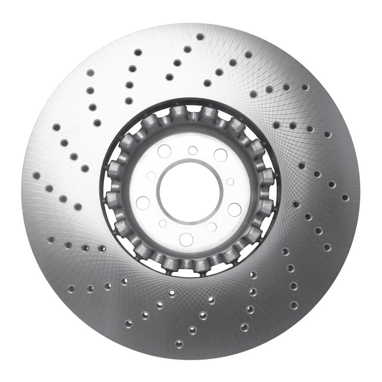 920-31153DA GEOMET Drilled Hi-Carbon Alloy Brake Rotor [Coated], 2015-2019 BMW, Position: Right Front