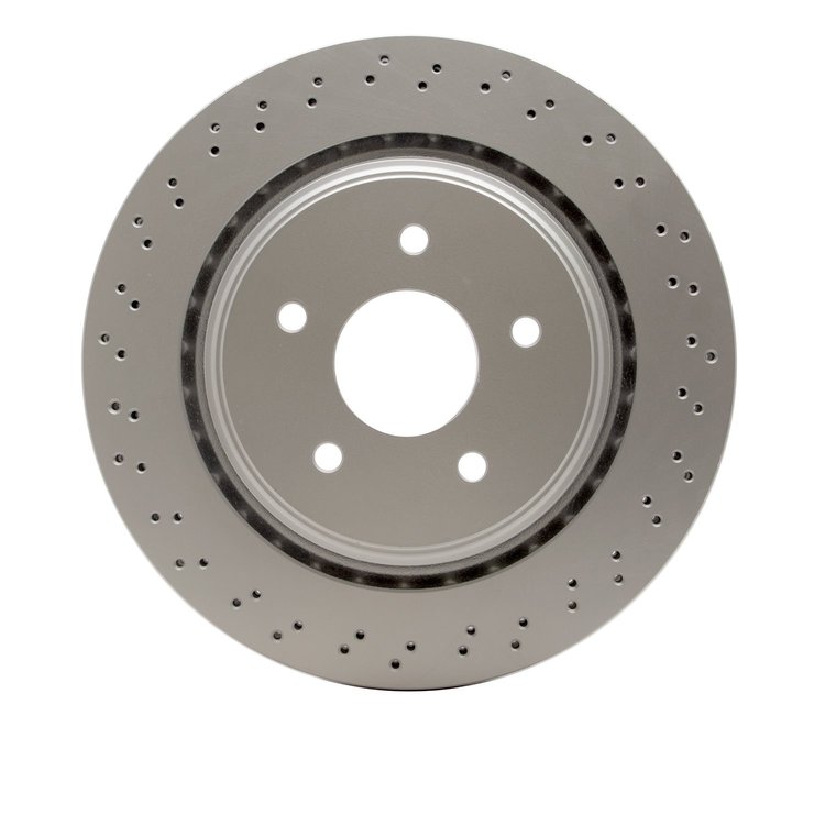 920-46021 GEOMET Drilled Hi-Carbon Alloy Brake Rotor [Coated], 2006-2013 GM, Position: Rear