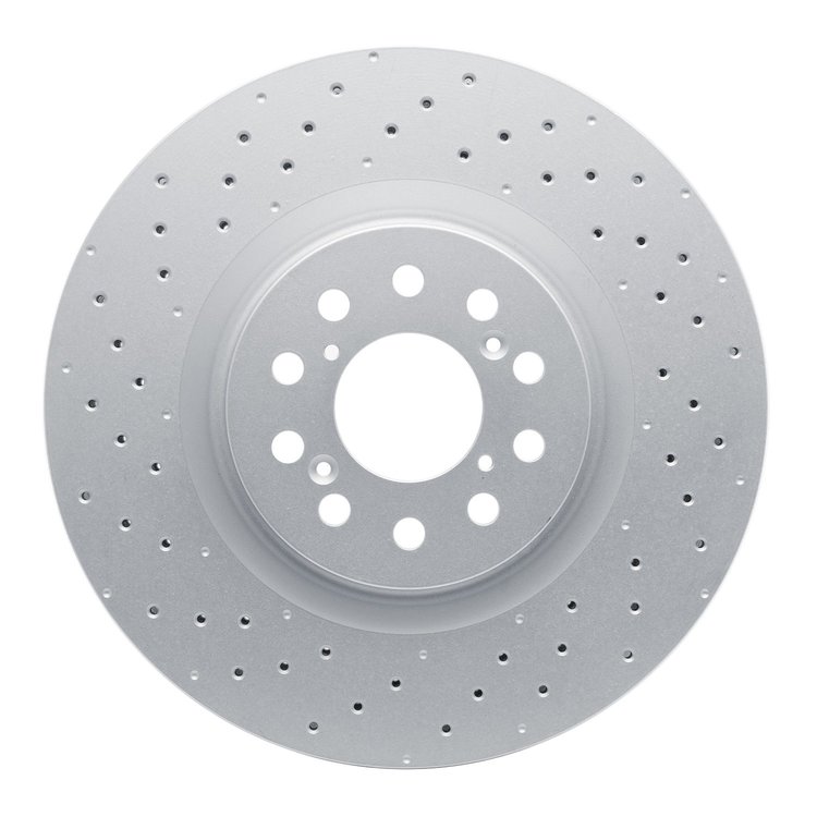 920-59065 GEOMET Drilled Hi-Carbon Alloy Brake Rotor [Coated], Fits Select Acura/Honda, Position: Front