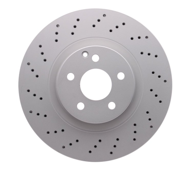920-63079 GEOMET Drilled Hi-Carbon Alloy Brake Rotor [Coated], 2007-2013 Mercedes-Benz, Position: Front