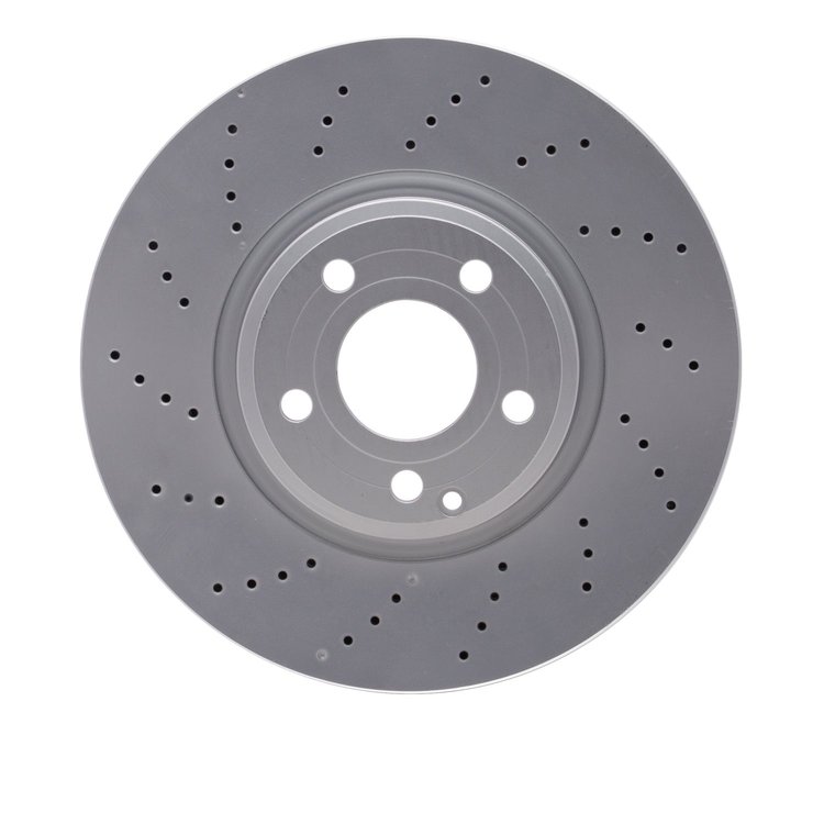 920-63121 GEOMET Drilled Hi-Carbon Alloy Brake Rotor [Coated], 2015-2017 Mercedes-Benz, Position: Front