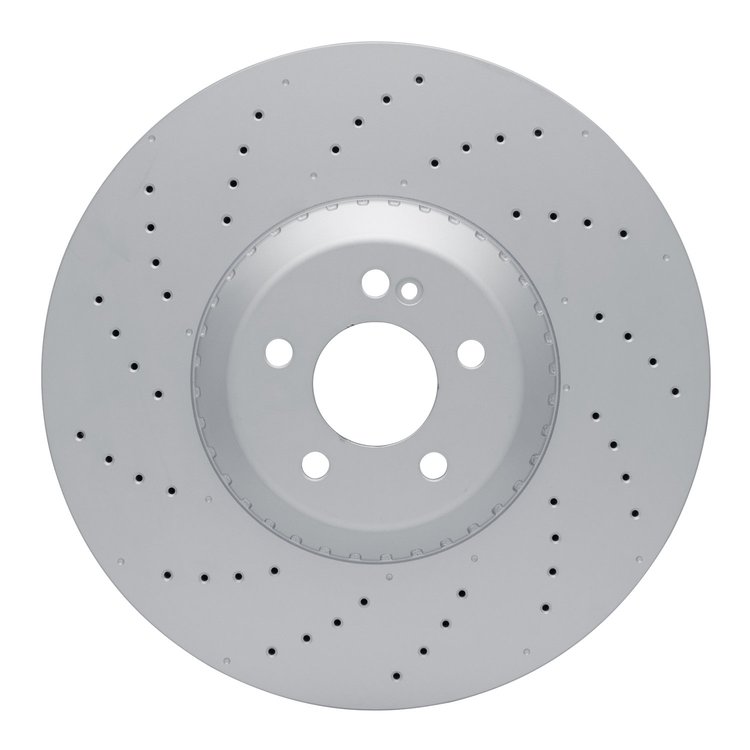 920-63195 GEOMET Drilled Hi-Carbon Alloy Brake Rotor [Coated], Fits Select Mercedes-Benz, Position: Front