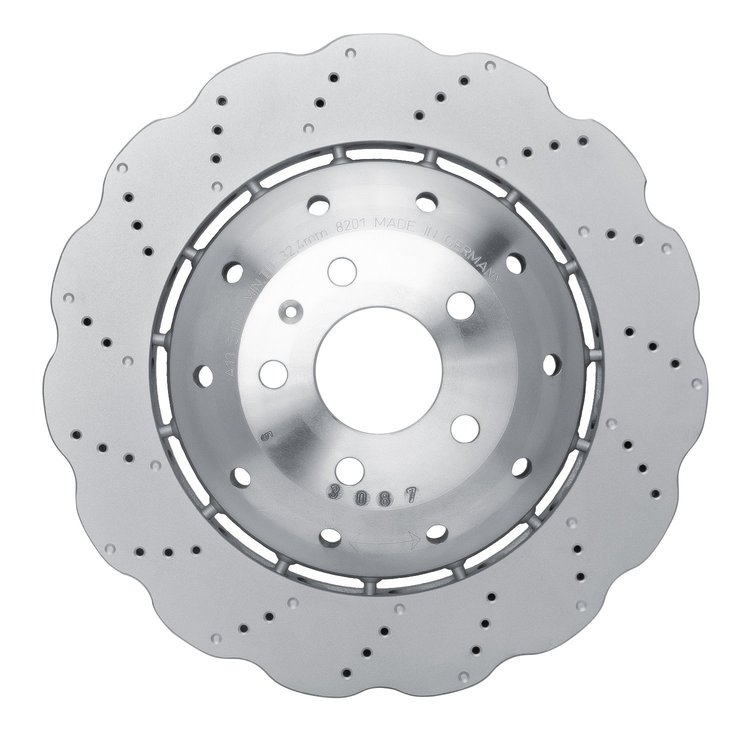920-73075A GEOMET Drilled Hi-Carbon Alloy Brake Rotor [Coated], Fits Select Multiple Makes/Models, Position: Front