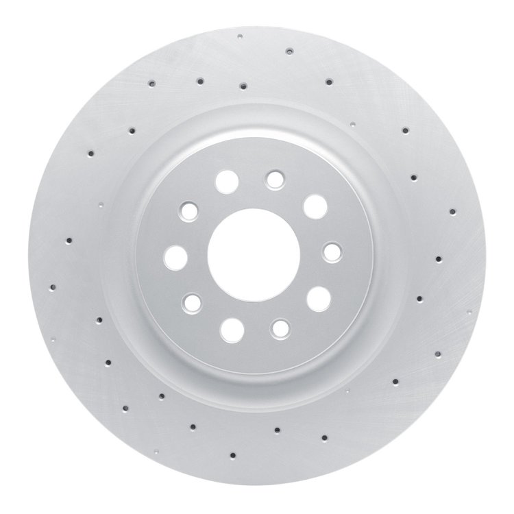 920-79013 GEOMET Drilled Hi-Carbon Alloy Brake Rotor [Coated], Fits Select Maserati, Position: Rear