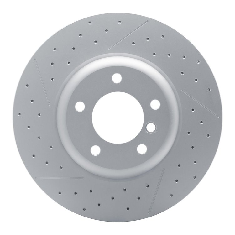 930-31085A GEOMET Drilled/Slotted Hi-Carbon Alloy Brake Rotor [Coated], 2013-2013 BMW, Position: Front