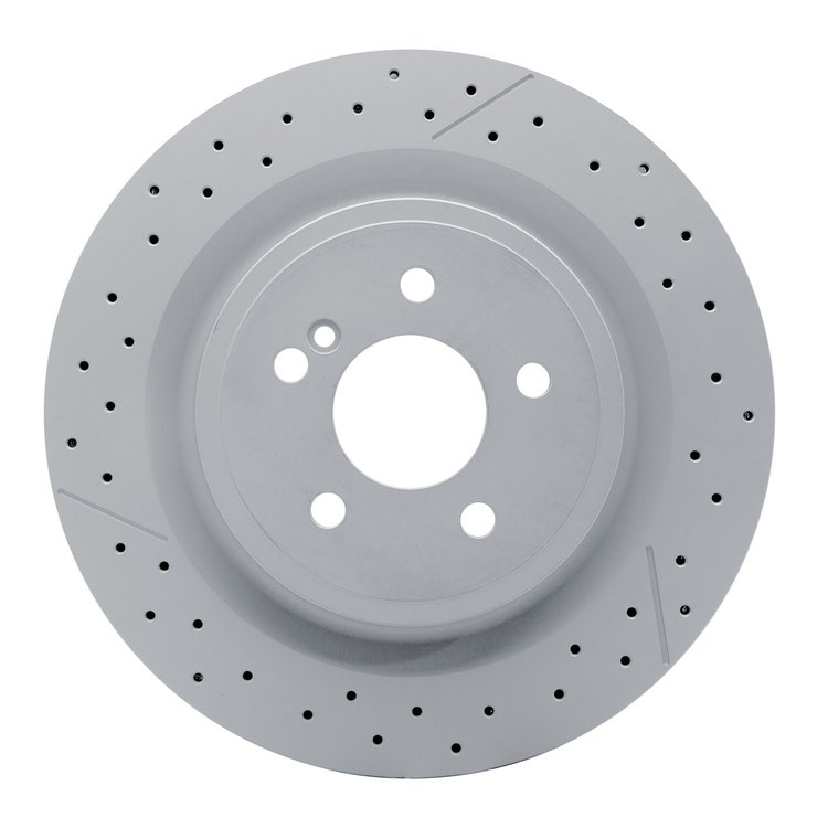 930-63101 GEOMET Drilled/Slotted Hi-Carbon Alloy Brake Rotor [Coated], 2012-2020 Mercedes-Benz, Position: Rear