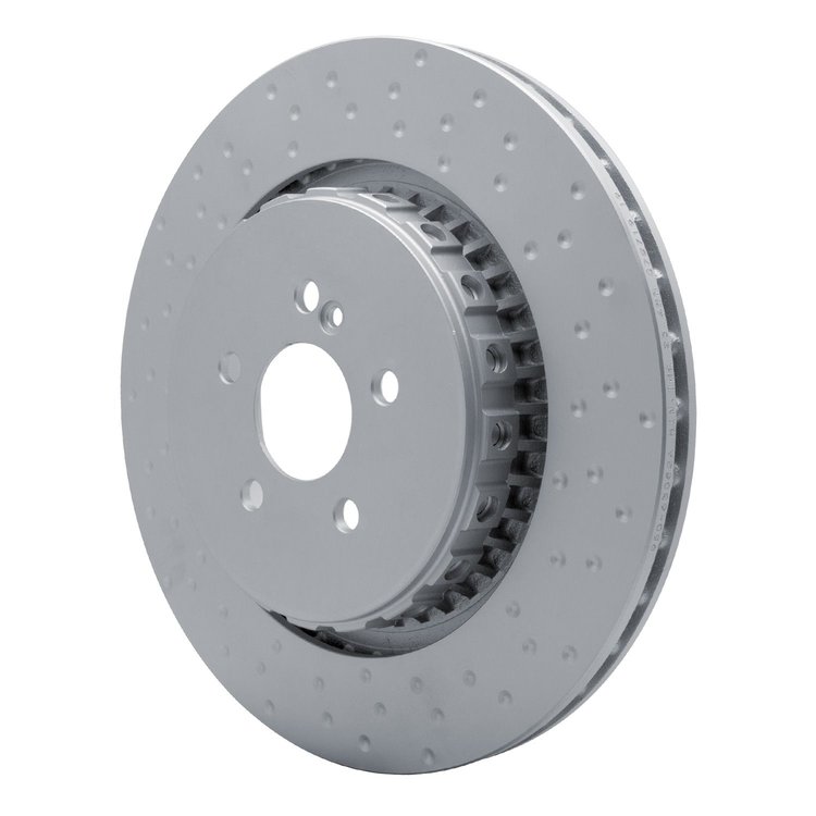 950-63082A GEOMET Dimpled Hi-Carbon Alloy Brake Rotor [Coated], 2007-2014 Mercedes-Benz, Position: Rear