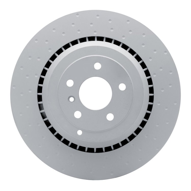 950-63133 GEOMET Dimpled Hi-Carbon Alloy Brake Rotor [Coated], 2007-2011 Mercedes-Benz, Position: Rear